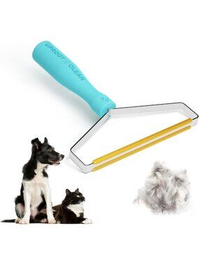 Pet Hair Removal Tool for Multi-Fabric & Carpet - Effective Cleaning Rake
